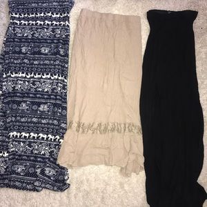 Long Skirt BUNDLE of 3!!! MUST GO, MAKE OFFER! ❤️